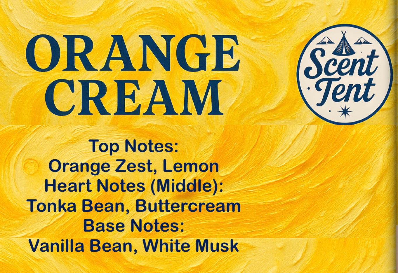 Orange Cream Scented White Frosted Glass Diffuser (180ml)
