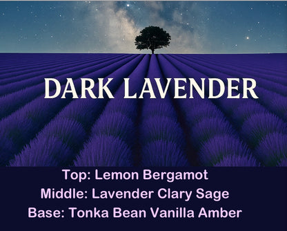 Dark Lavender Scented Amber Boston Glass Diffuser 180ml