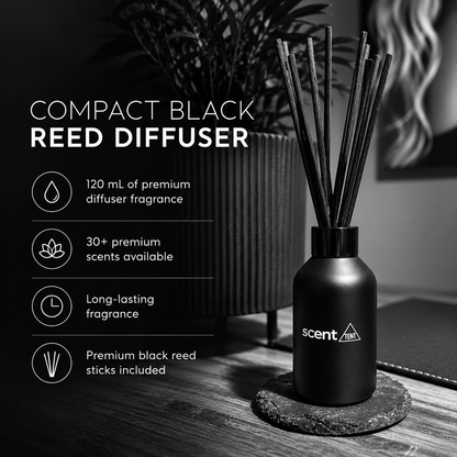 Compact Boston Black Reed Diffuser - Choose your scent (120ml)