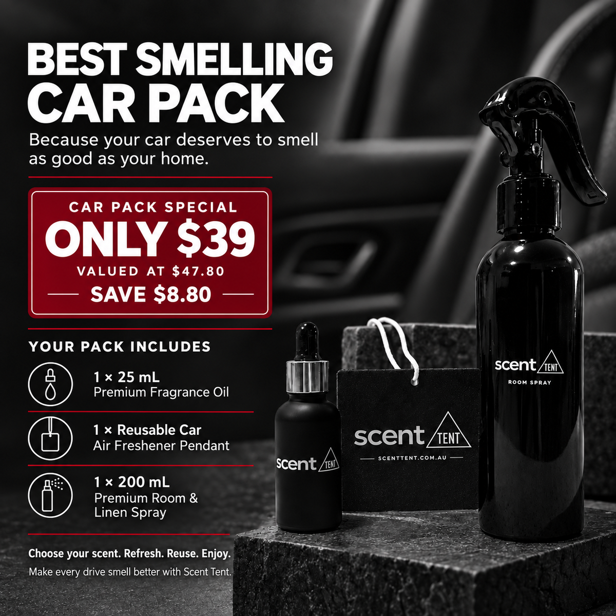 BEST SMELLING CAR PACK