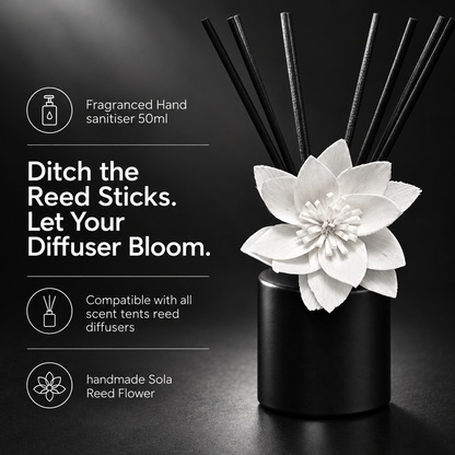 Handmade Sola Reed Flower