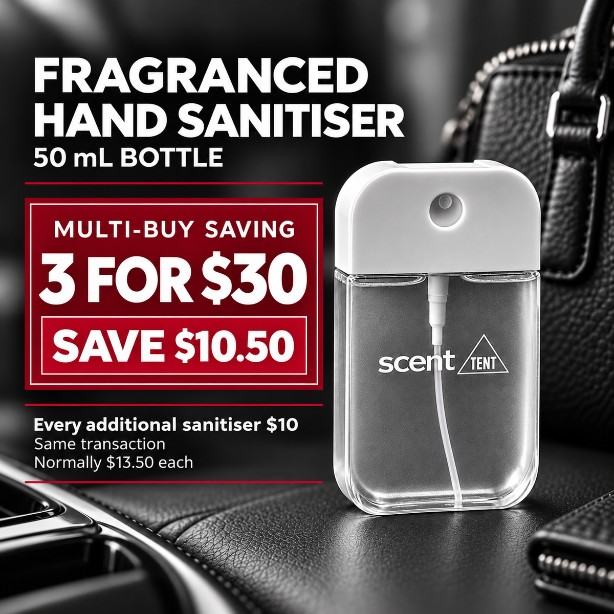 Hand Sanitiser Spray - Choose your scent - 50ml